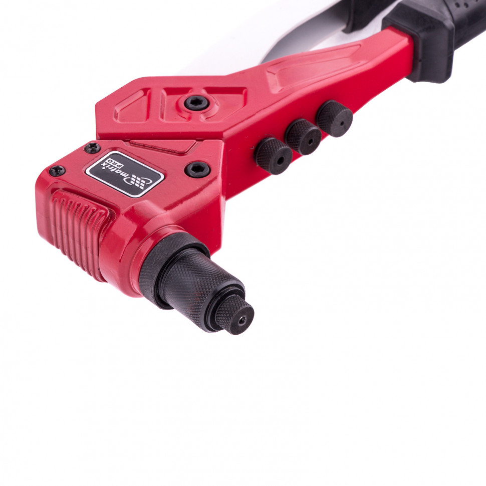 Заклепочник литой, поворотный, 290 мм, 0-360 град, заклепки 2.4-3.2-4.0-4.8 мм, Pro Matrix (40547)