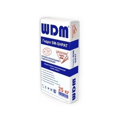 Шпатлевочная сухая смесь WDM Гидро SM-SHPAT 25кг