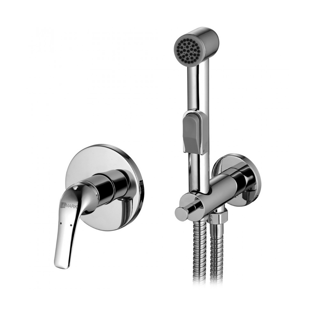 Смеситель с гигиеническим душем "plus advance"  lm1219c (встраиваемый) (1/8) "lemark"