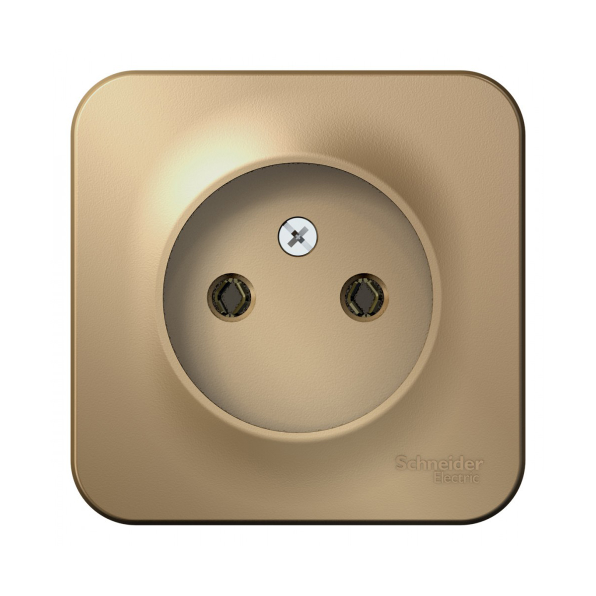 Розетка открыт. уст. "blanca" 1 местн. 16а, титан (1/18/36) "schneider"