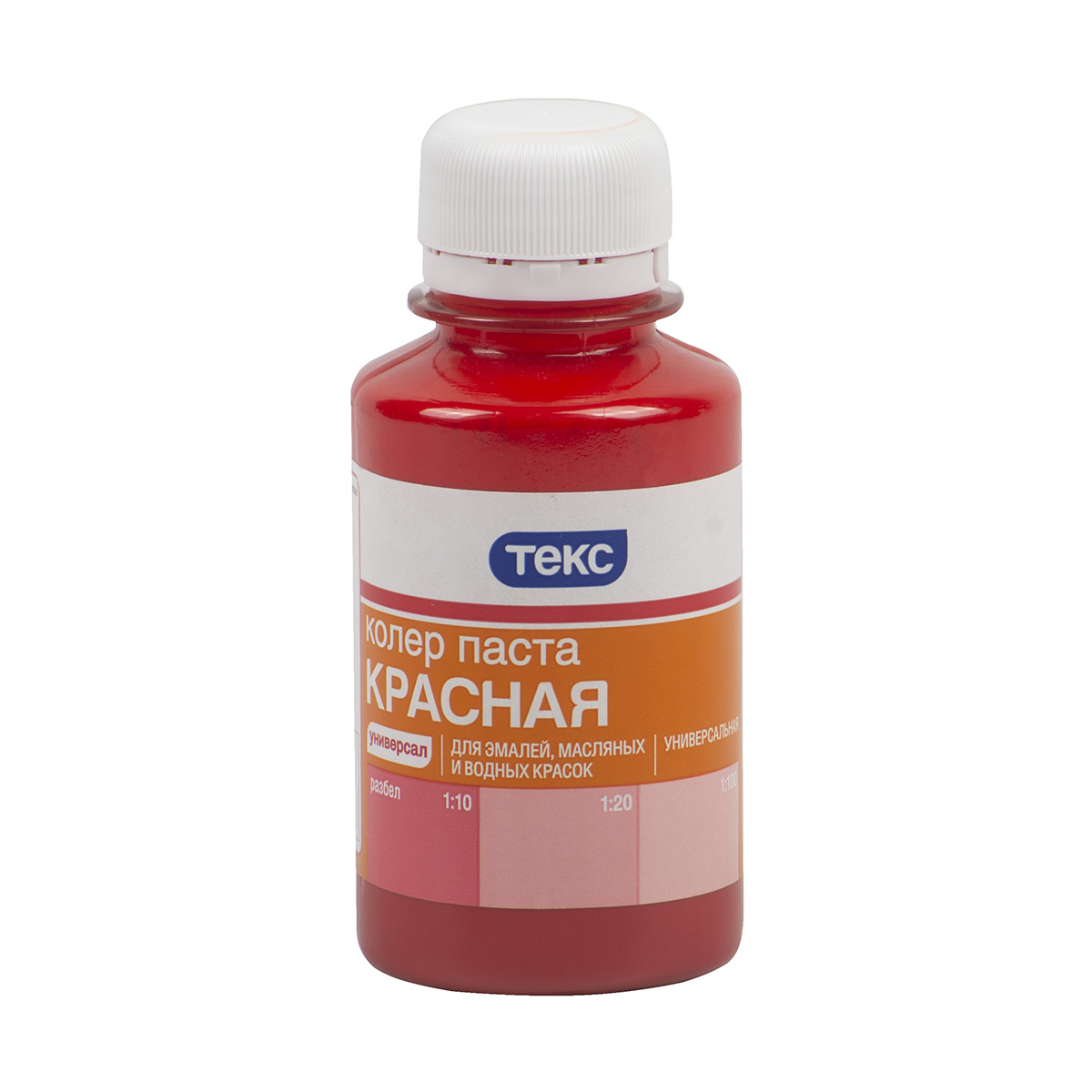 Паста колер. универс. № 01  красная  0,1 л (30) текс