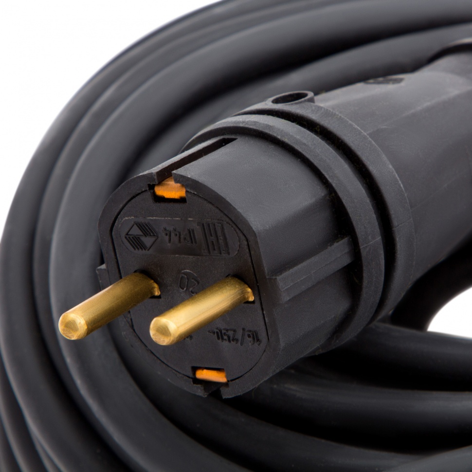 Удлинитель силовой 10 м, 16 А, тип УХз16, 3 x 1.5 мм, Сибртех (95885)