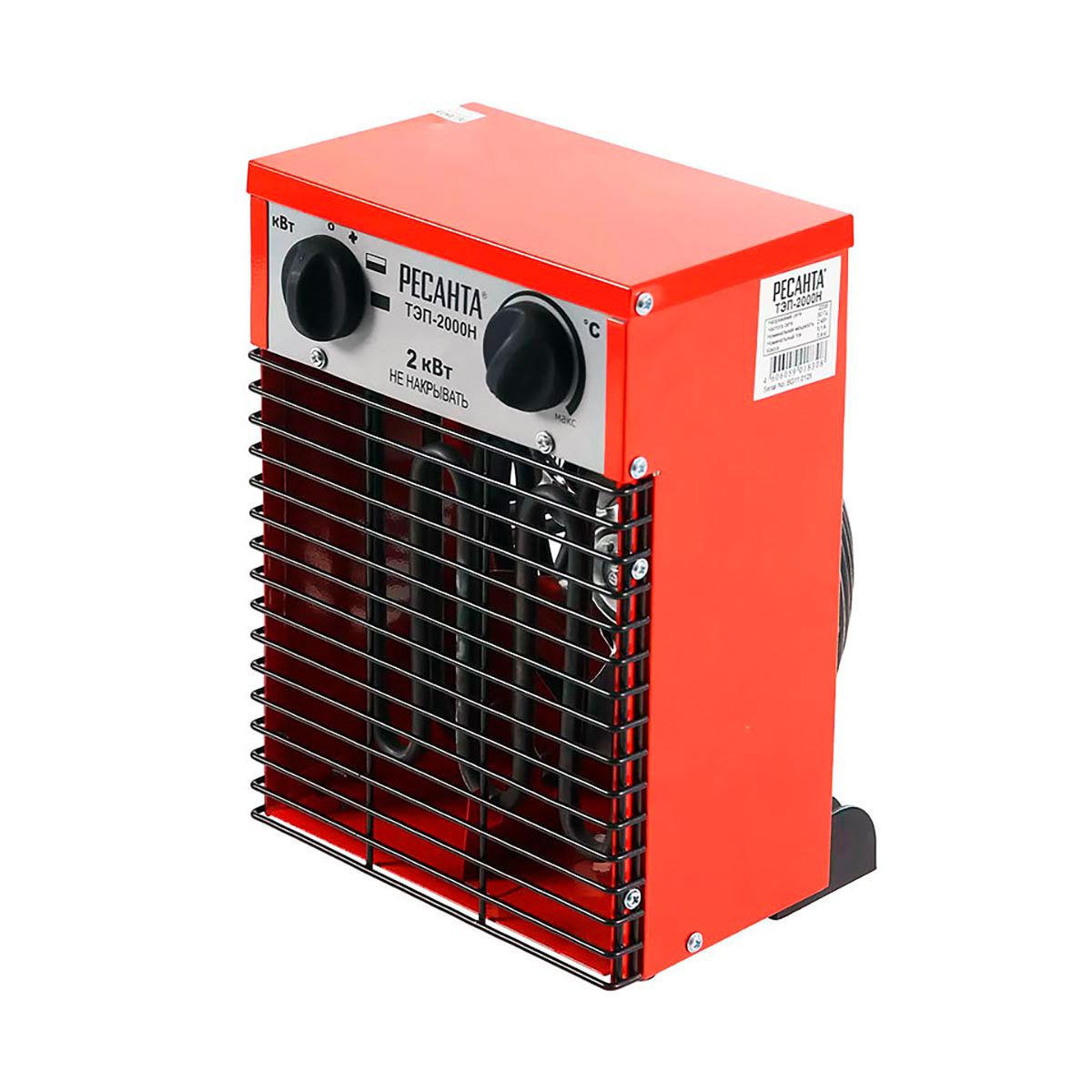 Тепловая пушка электрич. тэп-2000н  2 квт (1) "ресанта"