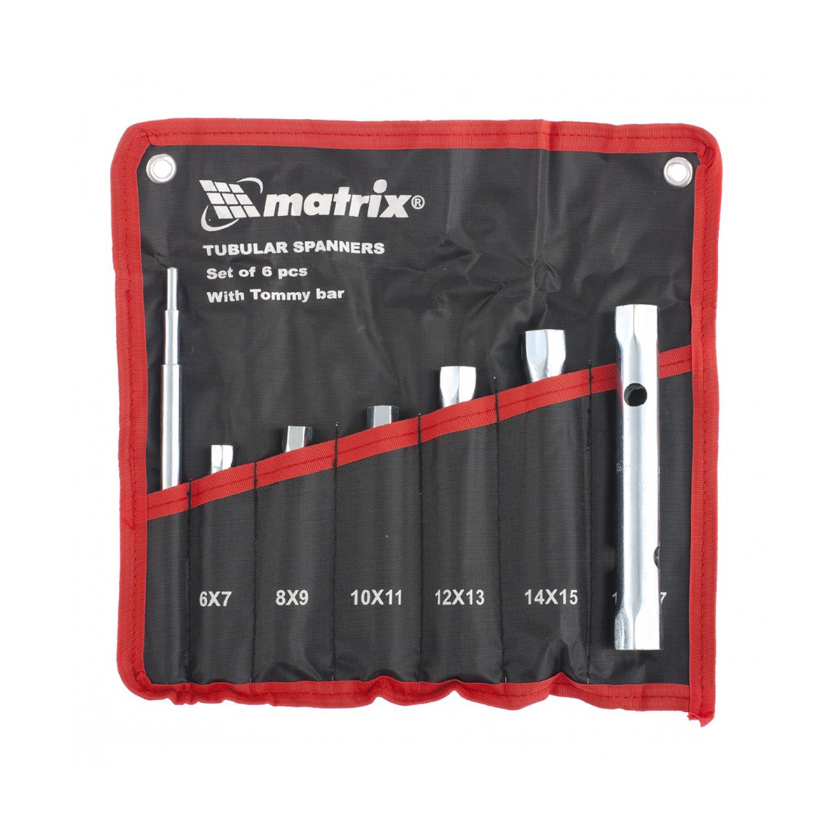 Ключи трубчатые торцевые (набор 7 предм.) (1/40) "matrix"