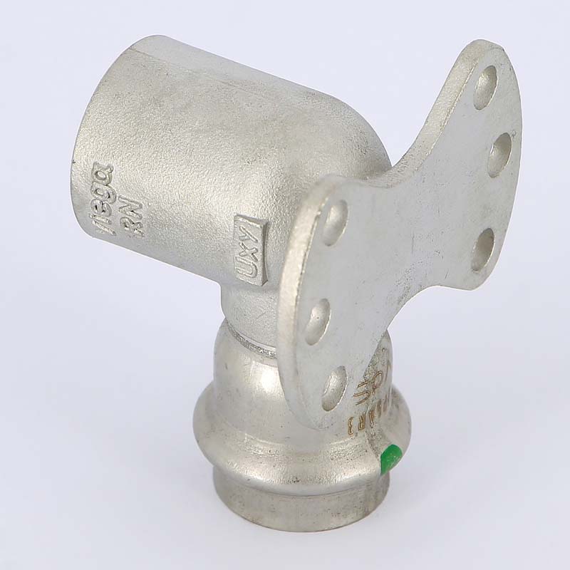 Водорозетка пресс 22х3/4' нержавеющая сталь Sanpress Inox VIEGA