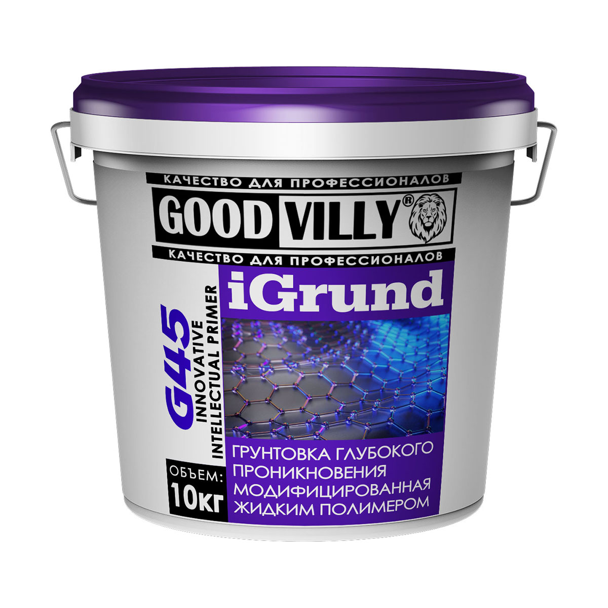 Грунтовка глубокого проник. модифицированная пластиком " igrund" 10 кг (1) "good villy"