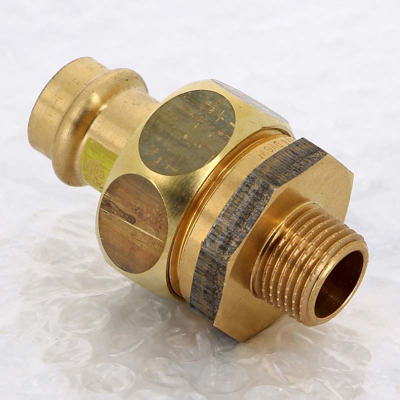 Американка пресс-Н медь плоская прокладка Profipress G VIEGA 18х1/2"