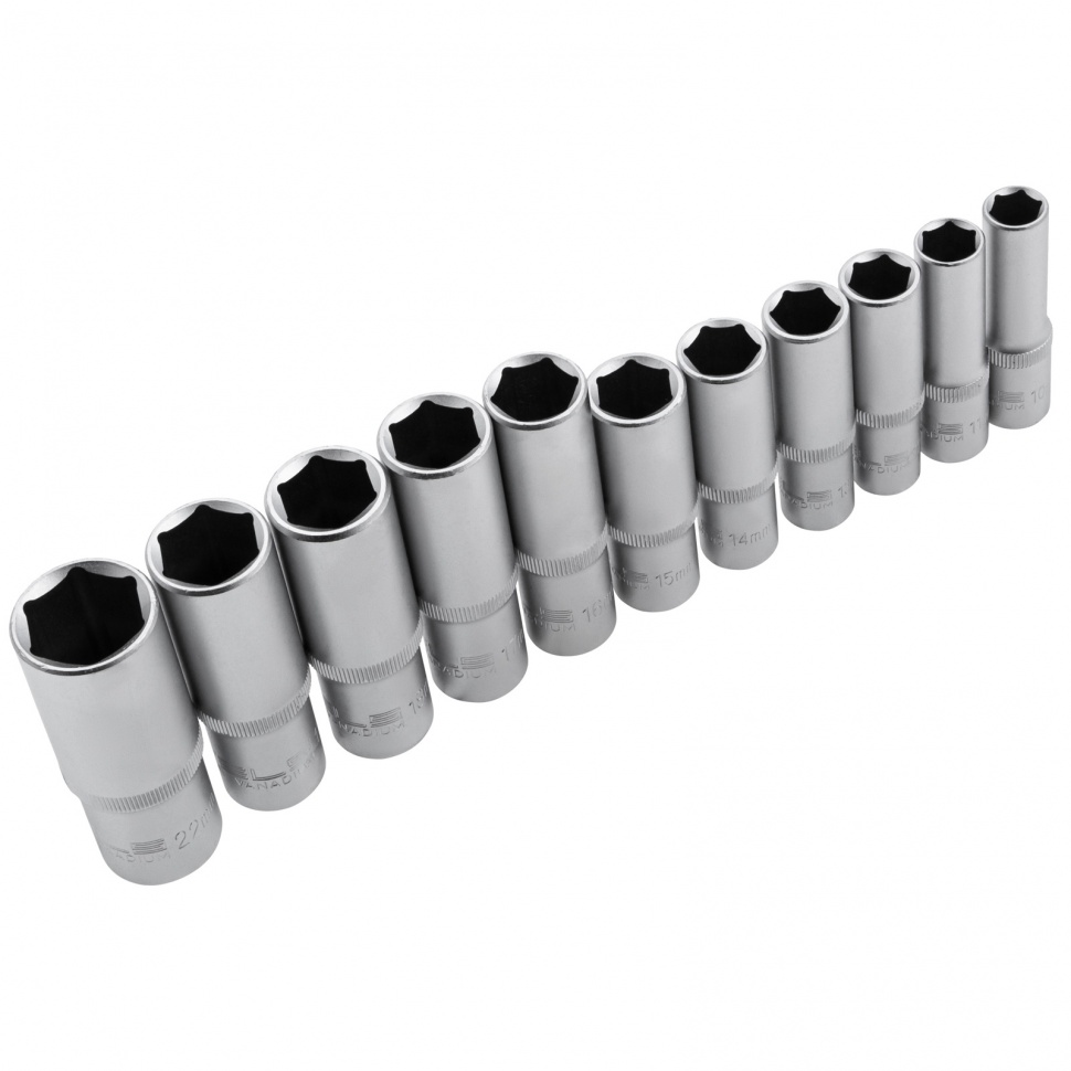 Набор инструмента, 1/4, 3/8, 1/2, Cr-V, S2, усиленный кейс, 151 предмет Stels (14114)