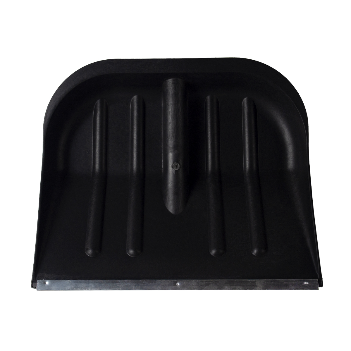 Лопата снег. пласт. (ковш) 470 х 410 мм c алюм. пластиной "шабашка" 145-0022