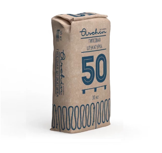 Штукатурка гипсовая машинного нанесения ARCHIN 50, 30 кг