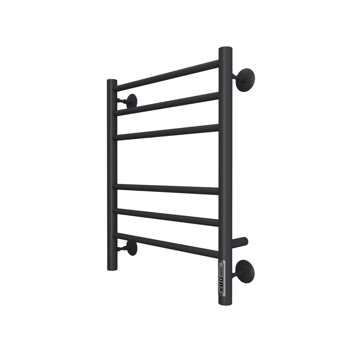 Полотенцесушитель электрич. "аврора" п6 450*600 кс 9005 (матовый черный) "terminus"