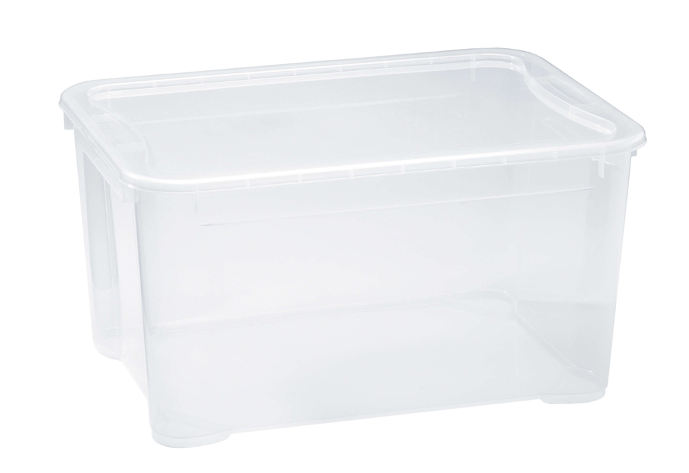 Ящик универс. "кристалл l" 555*390*290 мм (бесцветн.) (1/6) "бытпласт"