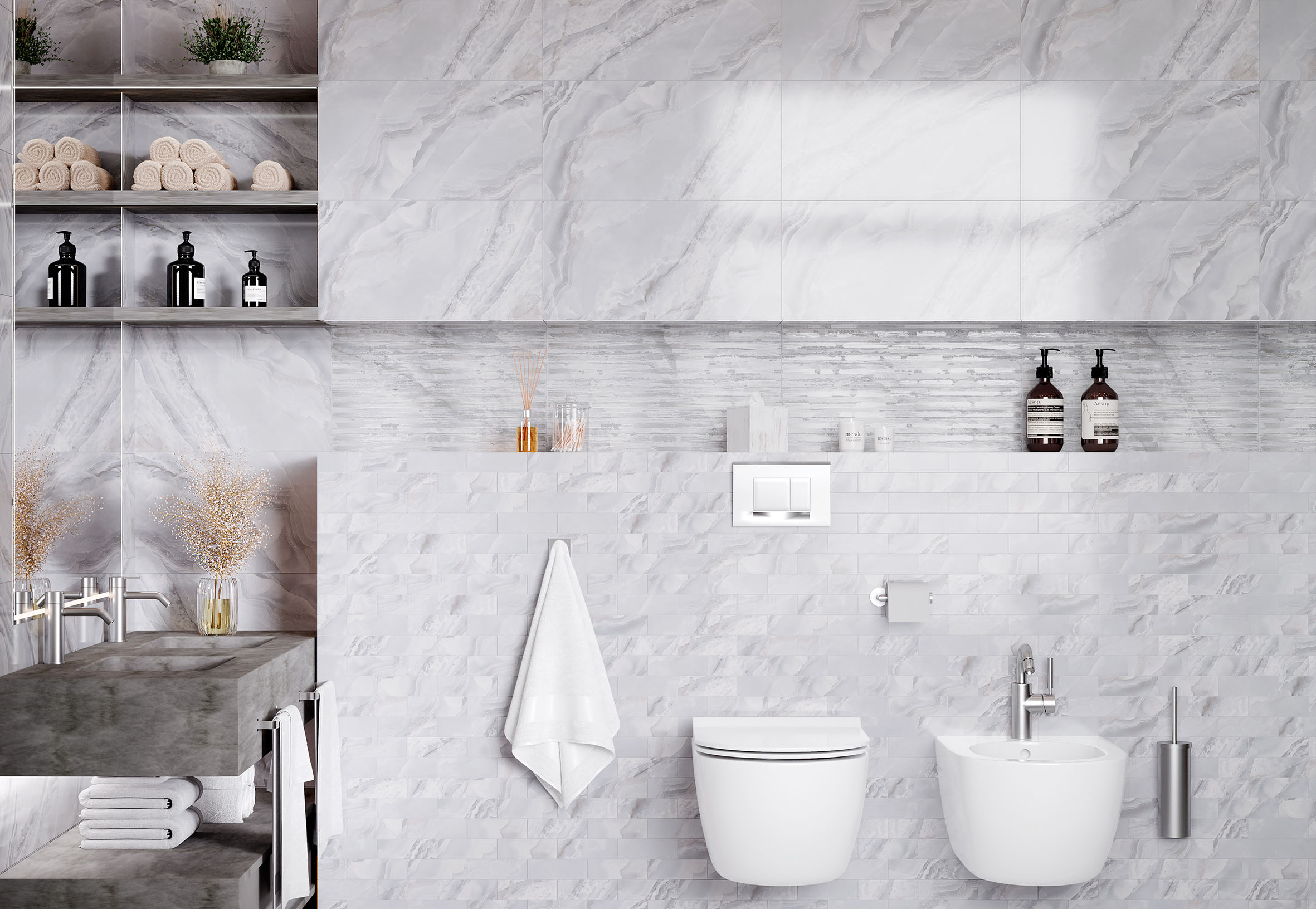 Aquatic голубой 18-00-61- 30x60