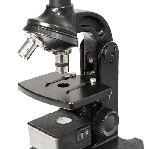 Микроскоп «Юннат 2П-1», черный, с подсветкой