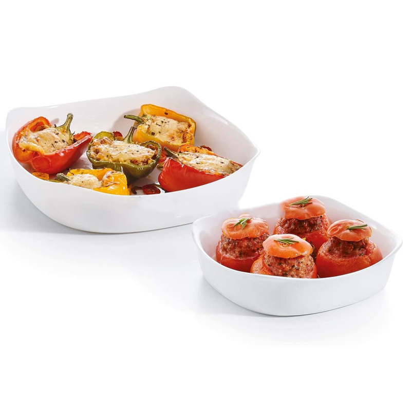 Набор форм для запекания "luminarc" smart cuisine carine 2 шт. квадр. (20 х 20 см, 29 х 29 см) (1/3)