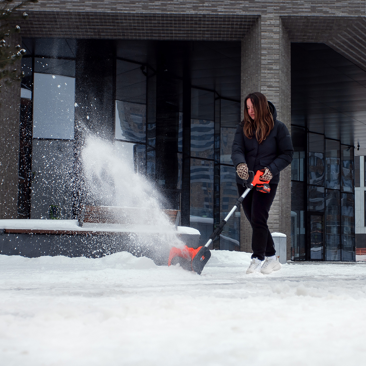 Снегоуборщик аккумуляторный ручной pe 1001ues (1) "patriot" 426302214
