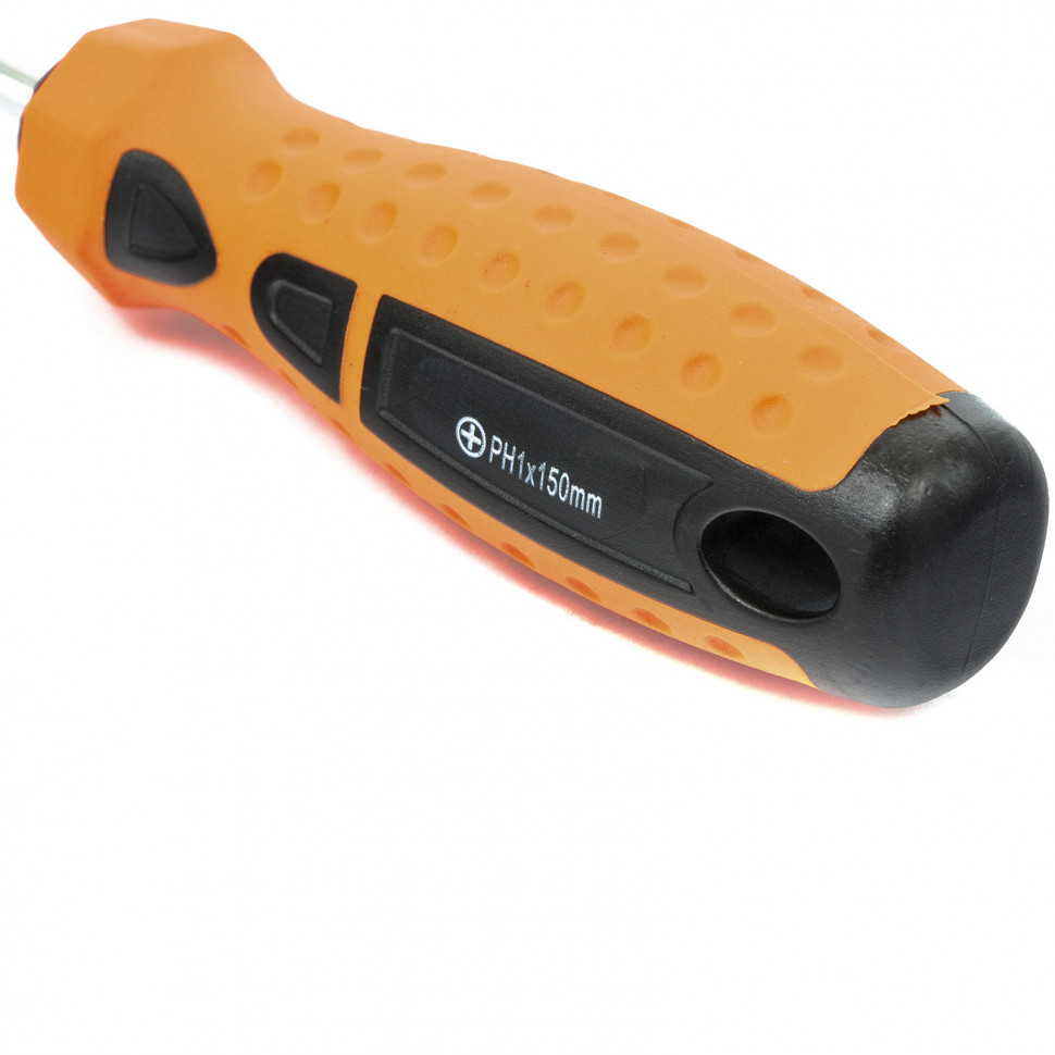 Отвертка "Point", PH1 х 150 мм, CrV, двухкомпонентная рукоятка Sparta (11776)