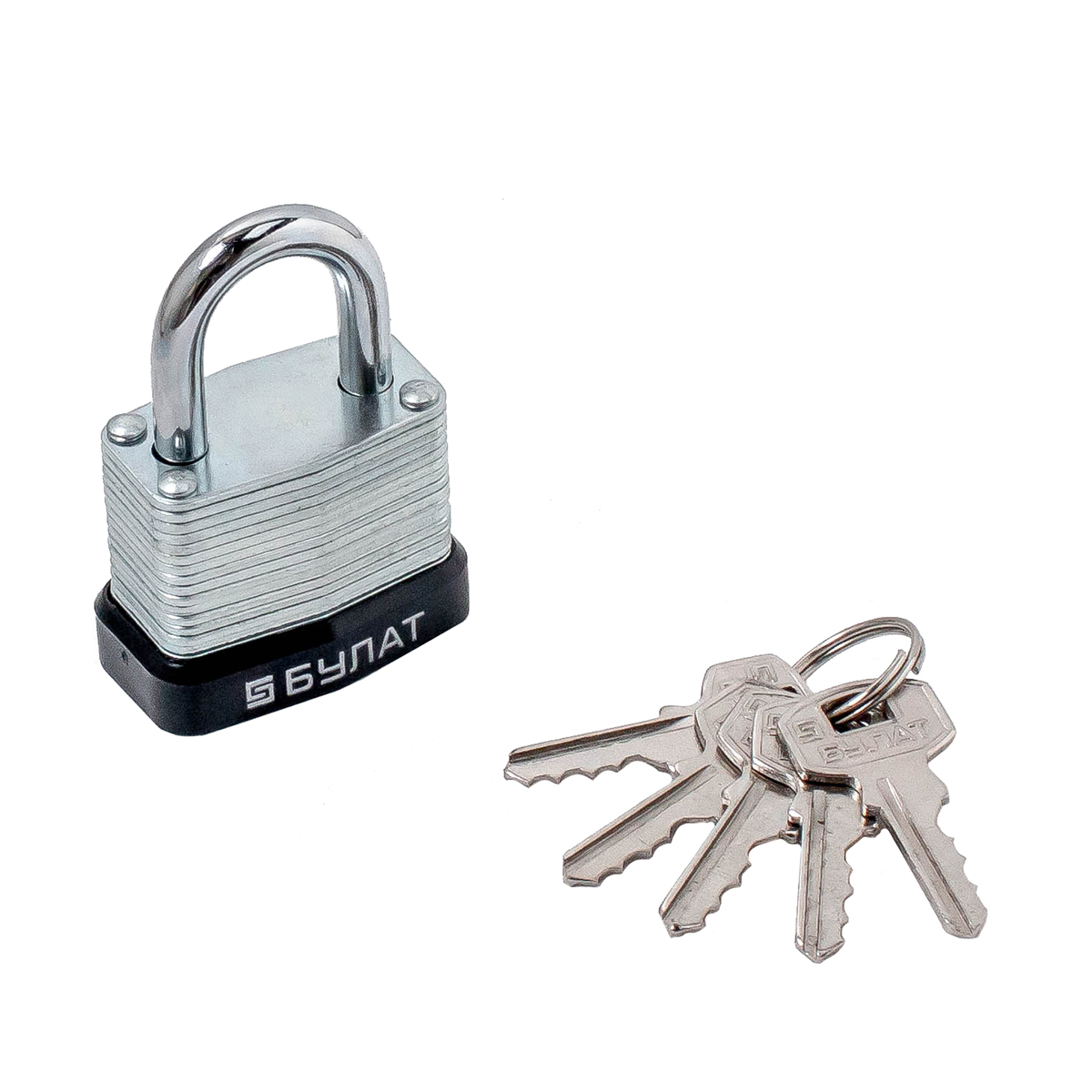 Замок навесной вс 0130  5 мм (5 ключей) (1/6/48) "булат"