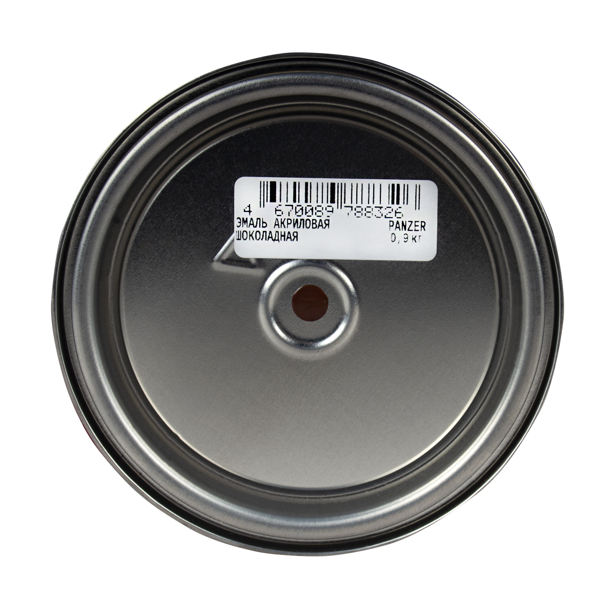 Эмаль акриловая полуглянцевая шоколадная 0,9 кг (1/14) "panzer"