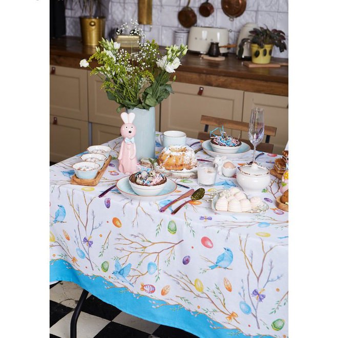Скатерть "доляна" happy easter 110*144 см (1/30) 4682780