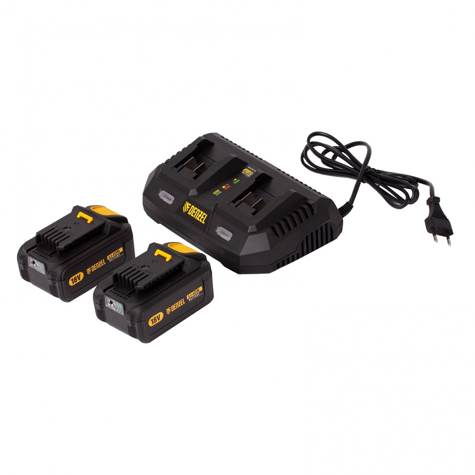 Кусторез аккумуляторный RBC510-36, Li-ion, 36 В, 4 Ач, нож 510 мм, поворотная ручка Denzel (59410)