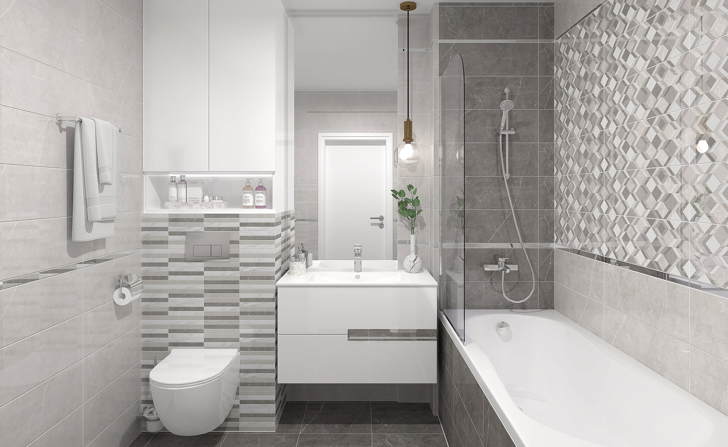 Escada декор мозаичный 20x60