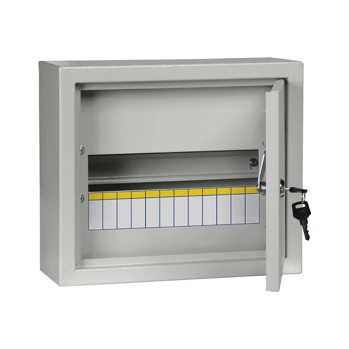 Щиток распределительный навесной "titan 3" щрн-12 ip31, 12 модулей, металл. 265*310*120 мм (1) "iek"