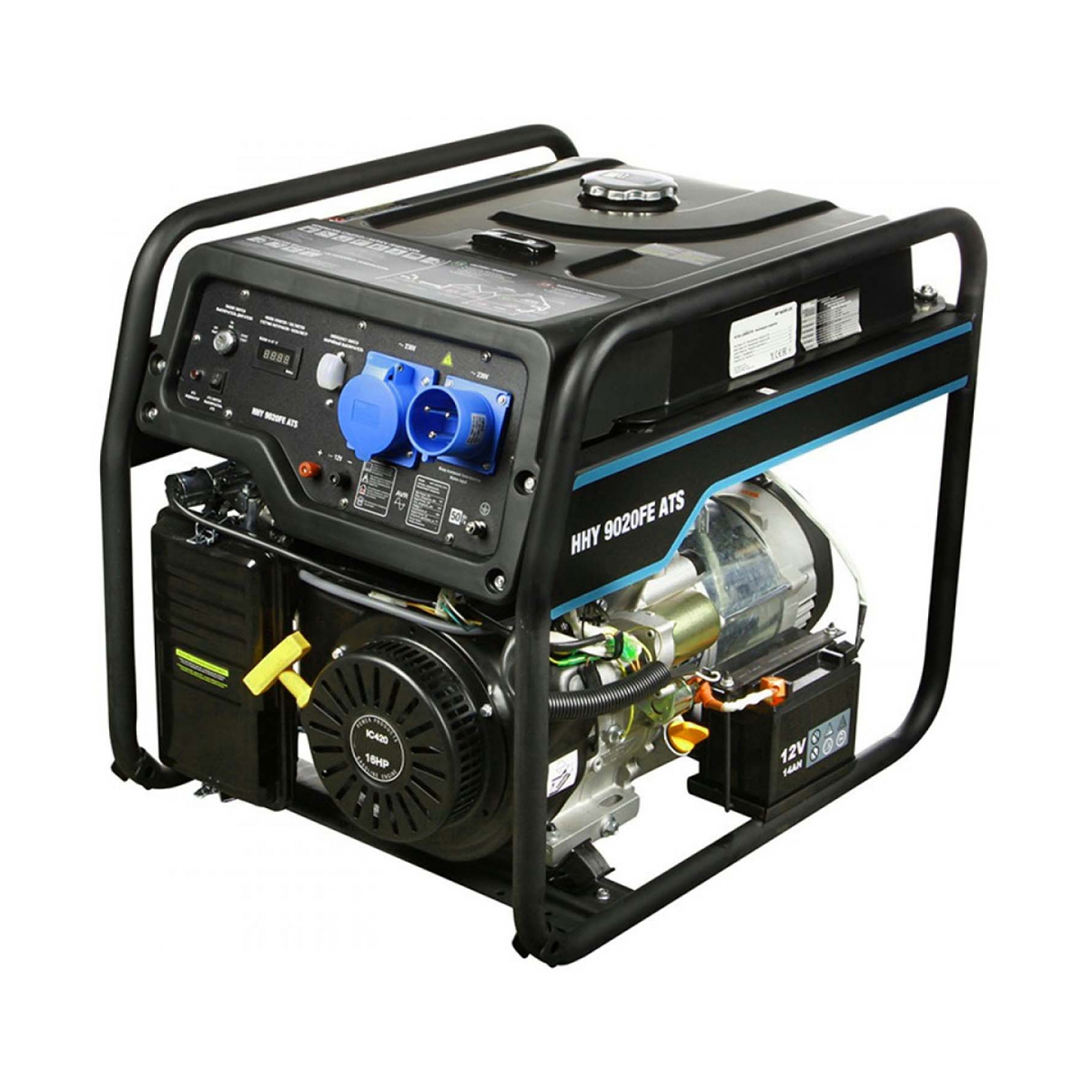 Генератор бензиновый hhy 9020fe ats (1) "hyundai"