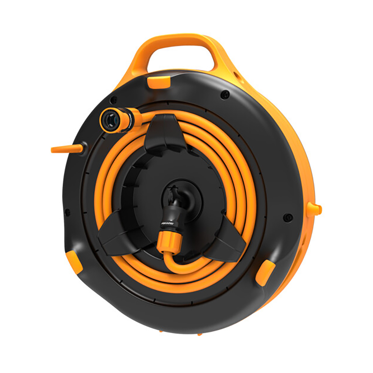 Катушка со шлангом 3/8" 15 м и набором аксессуаров (1/4) "fiskars" 1020436