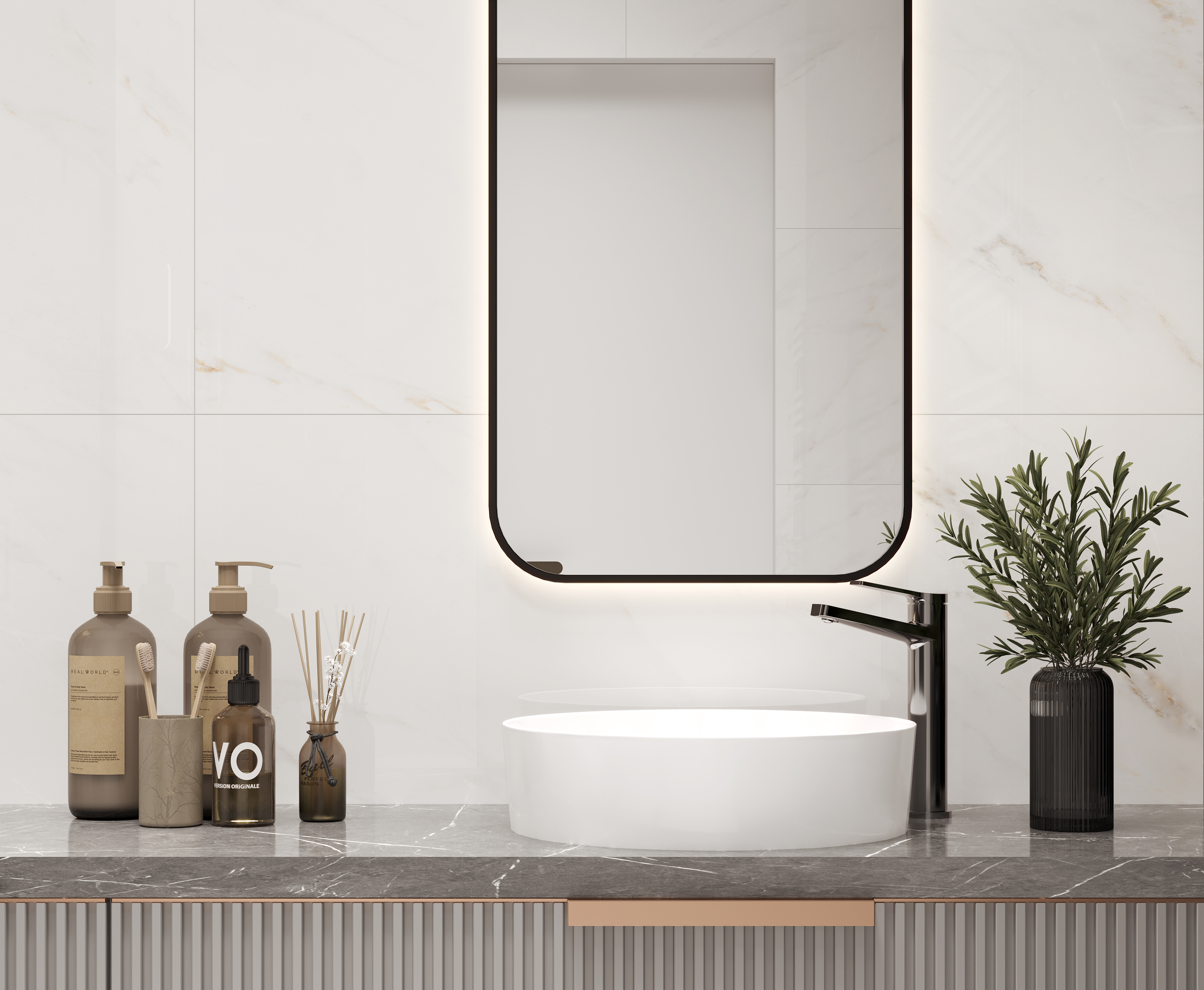 Tenderness керамогранит белый полированный 60x60