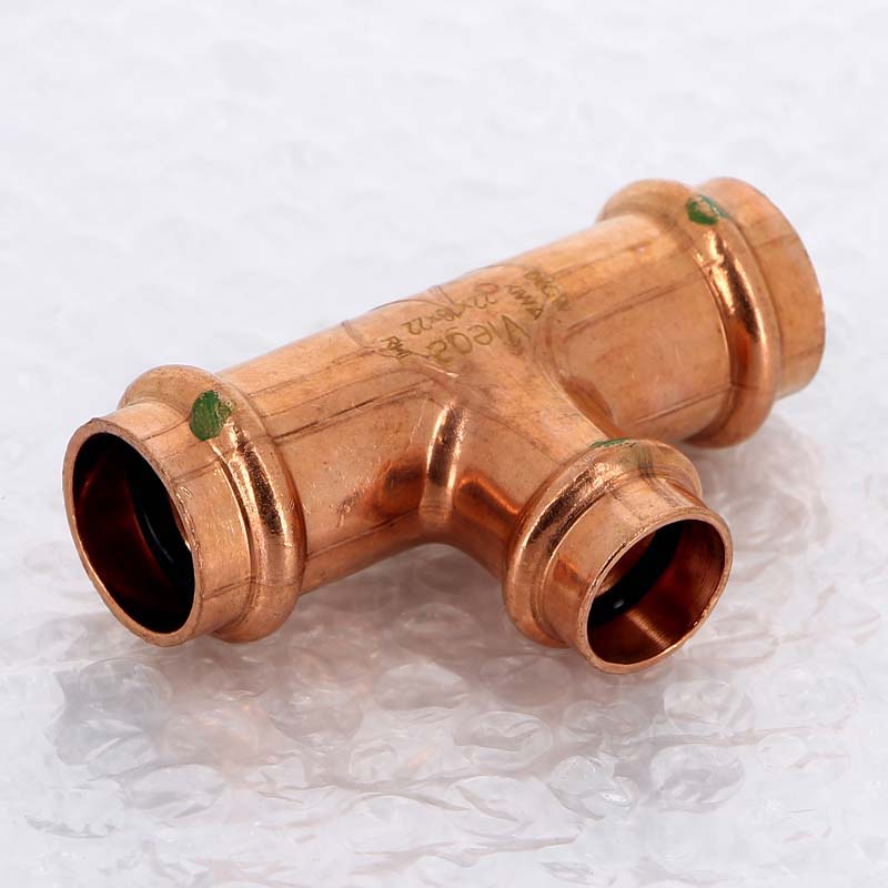 Тройник пресс медь Profipress VIEGA 22 х 18 х 22