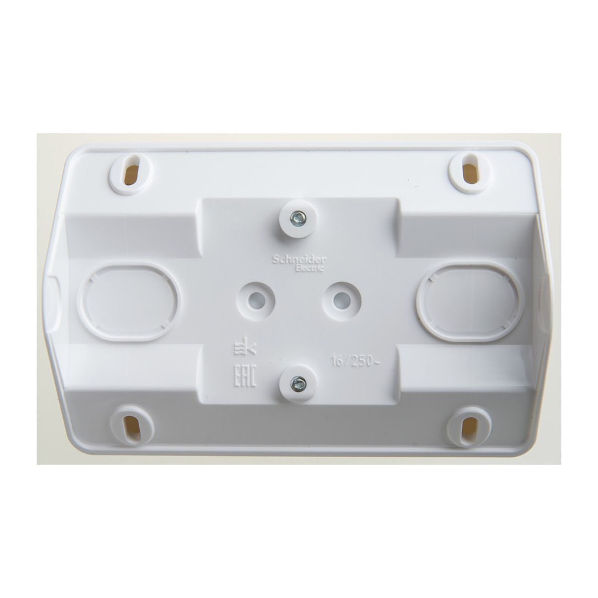 Розетка открыт. уст. "этюд" угловая 2-х местн. 16а, белый (1/9/72) "schneider"