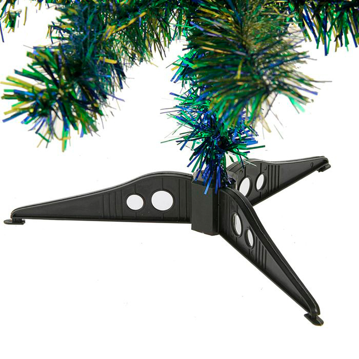 Ель декор. "радуга" 90 см, 90 веток (зеленая с синим) "зимнее волшебство" 703627