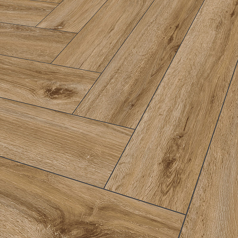 Кварц виниловый ламинат The Floor HERRINGBONE 4V P1004 Riley Oak HB