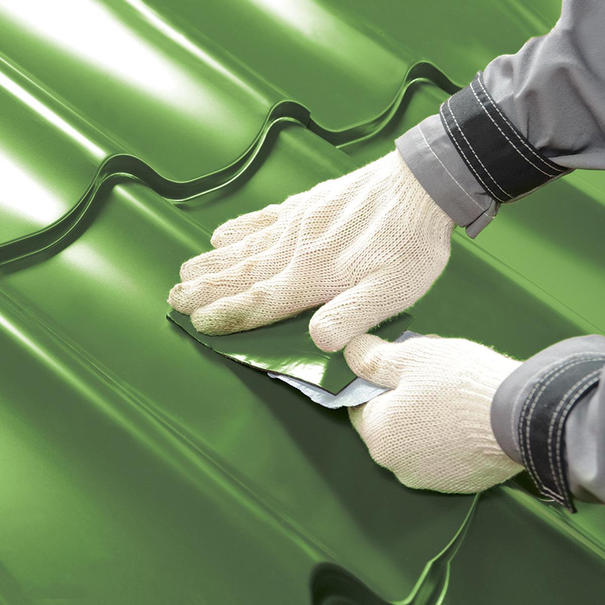 Лента-герметик самокл. 10 см х 10 м "nicoband" (битумно-полимерная) зеленая (1/3) "технониколь"