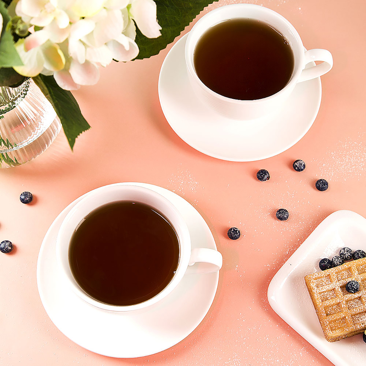 Чайная пара "маршмеллоу" 310 мл, фарфор (6/24) "nouvelle home" 0530261