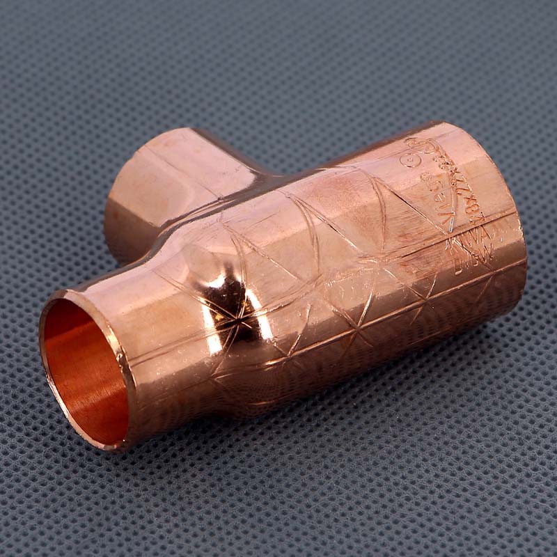 Тройник переходной под пайку 28 х 22 х 22 мм VIEGA медный