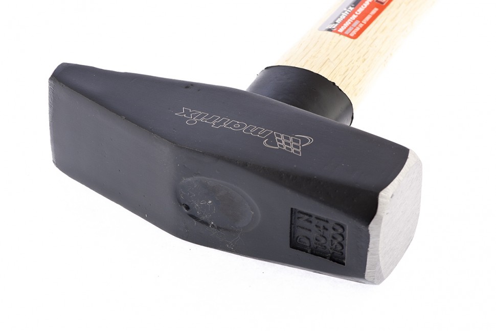 Молоток слесарный, 1500 г, квадратный боек, деревянная рукоятка Matrix (10237)