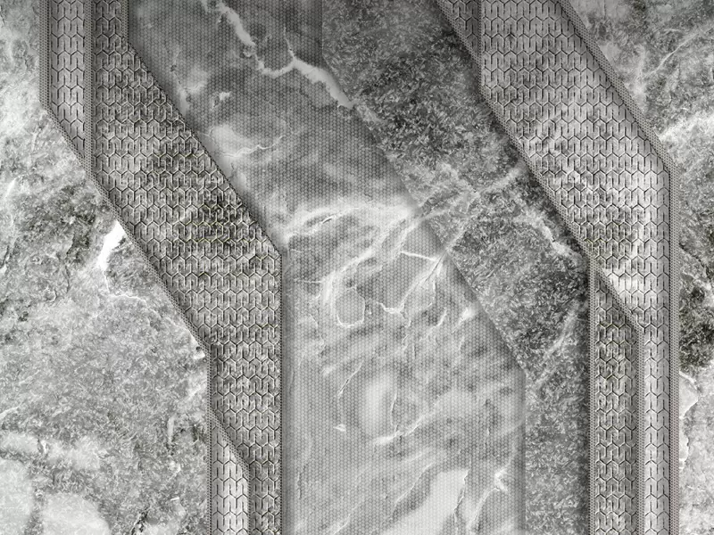 90060 Панно Zambaiti (Lamborghini II) (1*1) 3,30x3,00 винил на флизелине