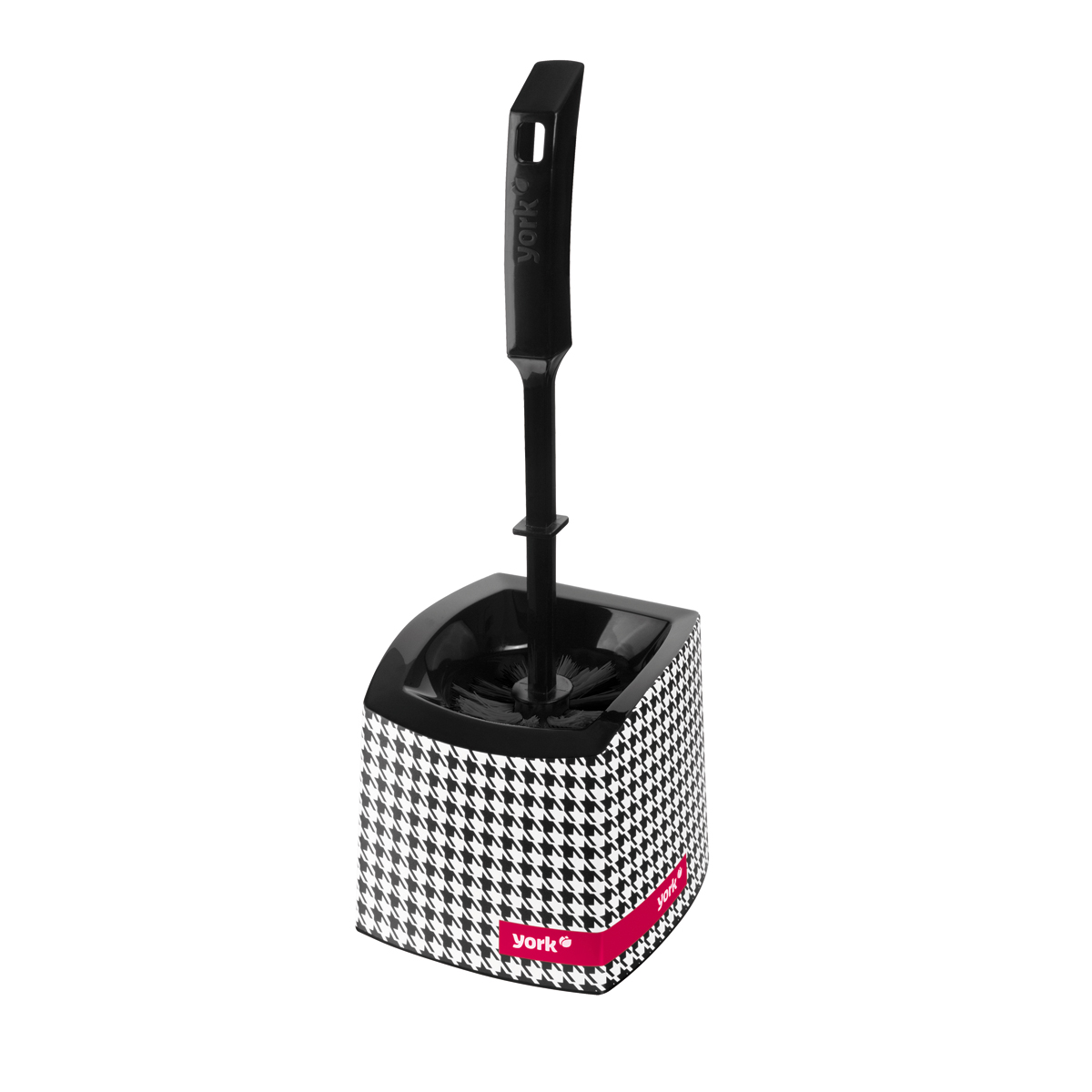 Туалетный набор "стайл пепита" ерш + подставка (1/20) "york"