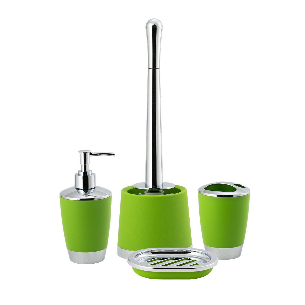Стакан для ванной комнаты "альма" пласт. (зеленый) (1/12) "аквадекор" attp-2100grn-02