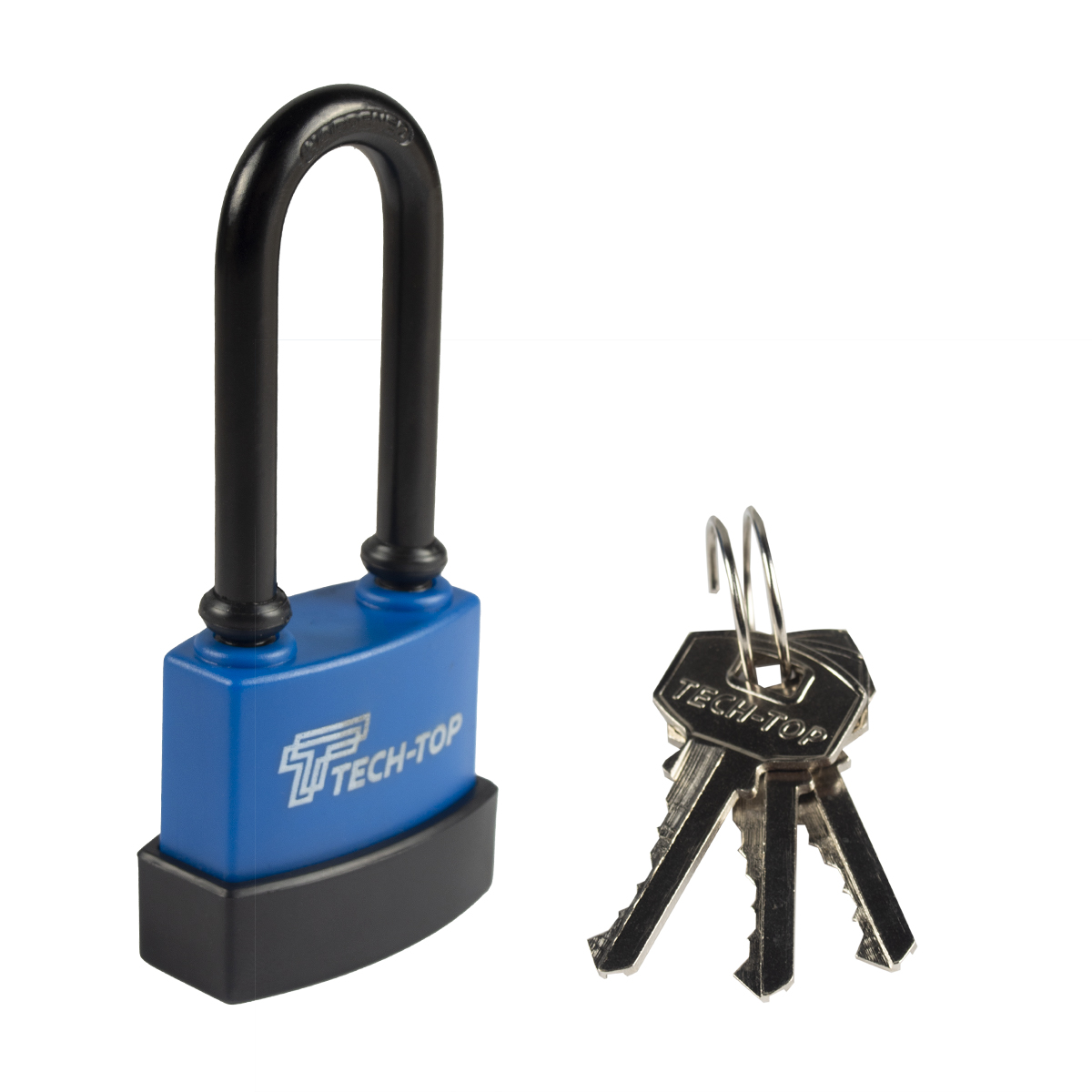 Замок навесной t-01-01 (с длинной дужкой) (1/6/96) "tech-top"  034-4058