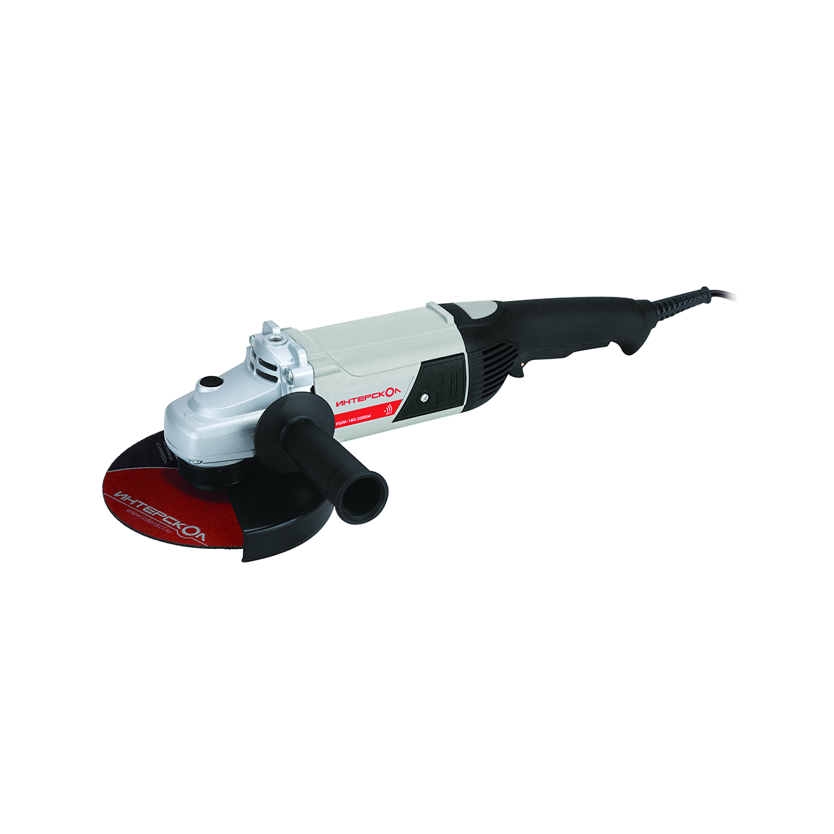 Угловая шлифмашина ушм-180/2000м (1/4) "интерскол" 626.1.0.00