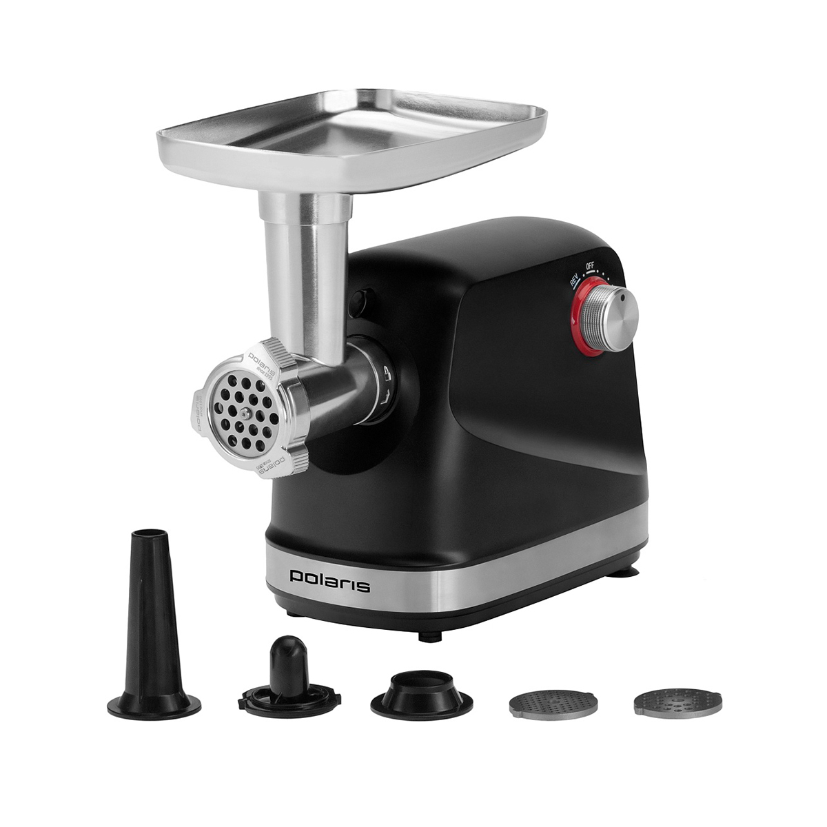 Мясорубка электрич. pmg 2582 2500 вт (черная) (1/4) "polaris"