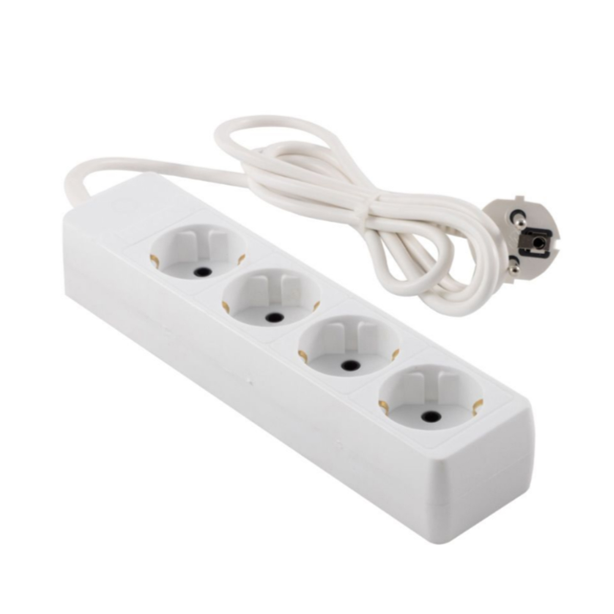 Удлинитель "engy гранд"  1,7 м, 4 розетки с заземл. (пвс 3 х 0,75), белый (1/30)