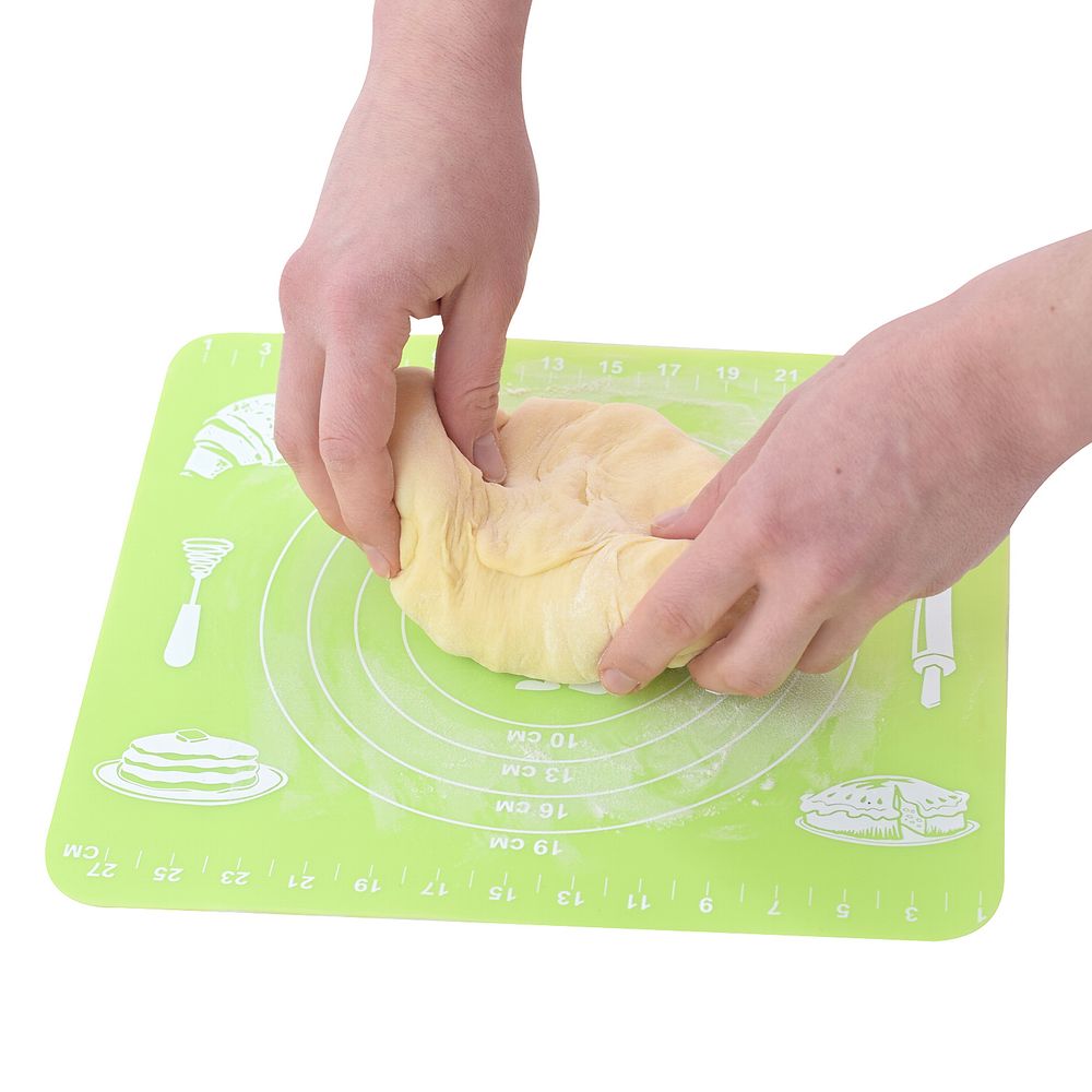 Коврик кулинарный силикон. (с разметкой) 29*26 см (6/72) "мультидом" dh80-134