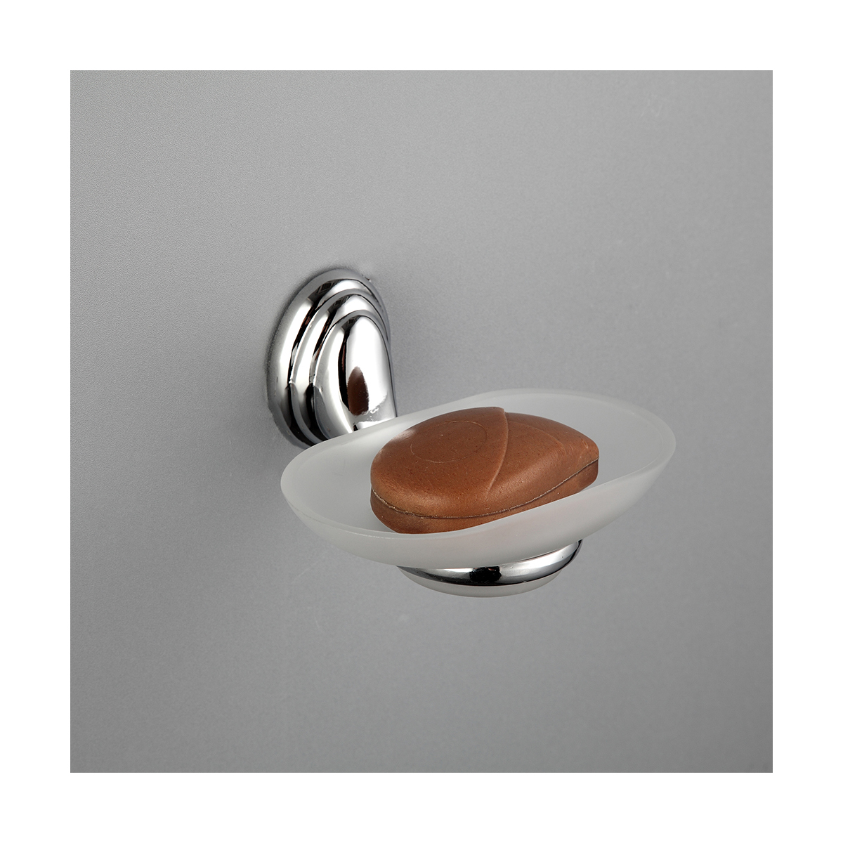 Мыльница с держателем f1502, хром (1/20/80) "frap"