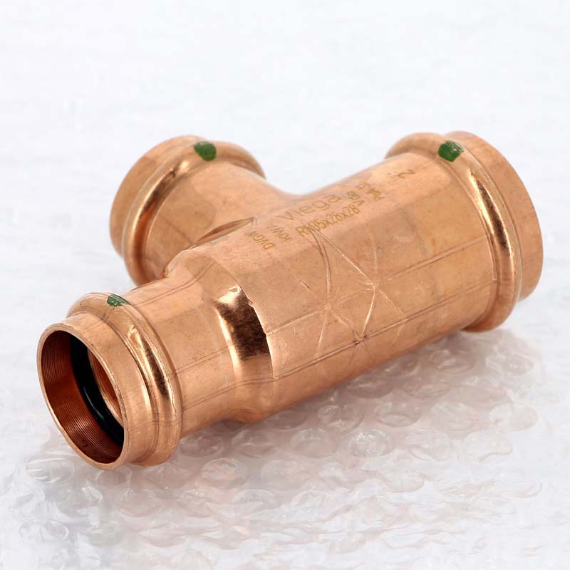 Тройник пресс медный Profipress VIEGA 35х28х28