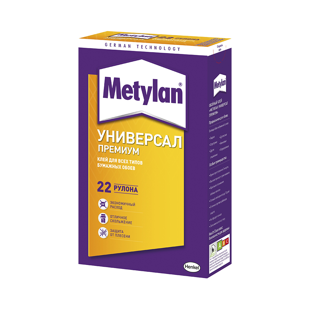 Клей обойный метилан универсал премиум 500 г (1/12)  хенкель