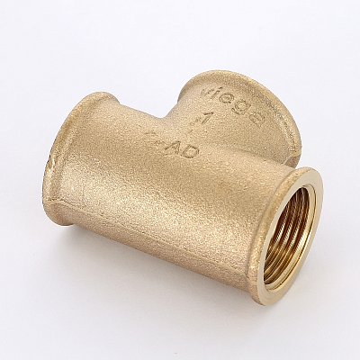 Тройник резьбовой (ВР) 1" бронза VIEGA (264260)
